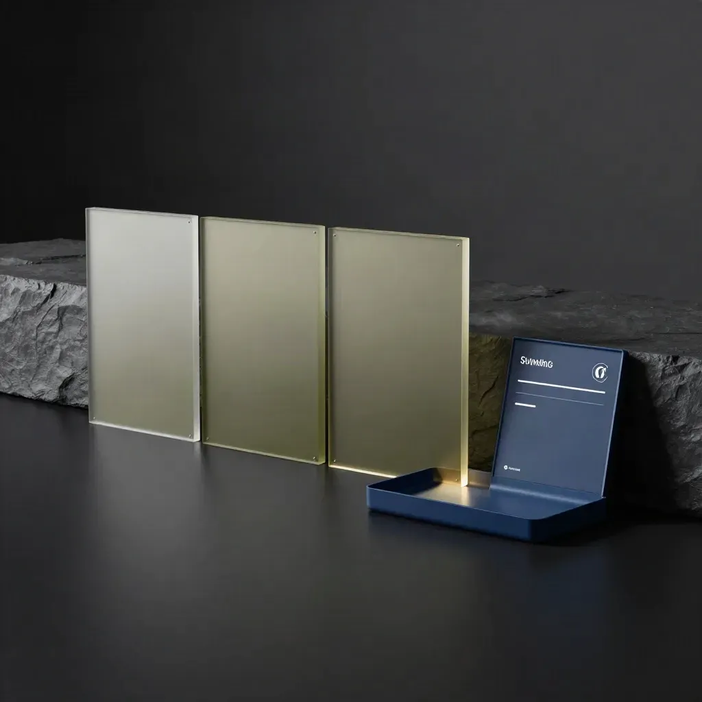 Dark launch pack modules burst from a tray on a matte-black studio floor, with cool rim light.